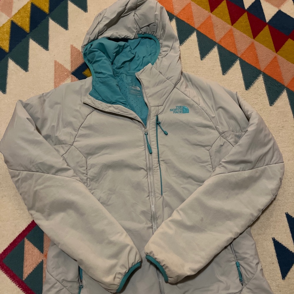 The North Face Ventrix Hoody - M - Light Gray and Teal